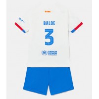 Camiseta Barcelona Alejandro Balde #3 Segunda Equipación Replica 2023-24 para niños mangas cortas (+ Pantalones cortos)
